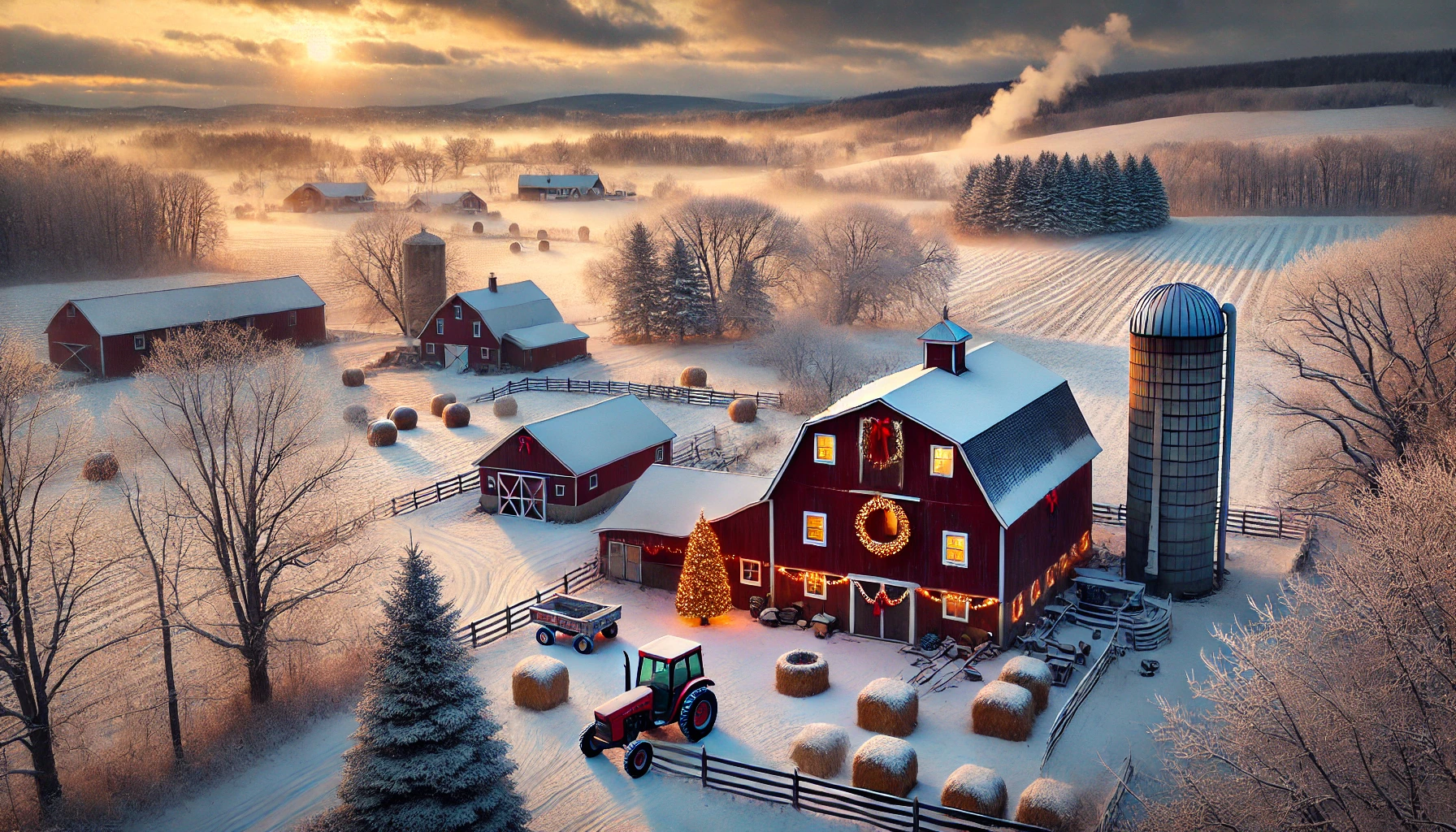 Winter farm in NE
