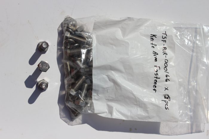 160-TRI-PUR-000166A | IrrigationSupplyParts.com -- Irrigation Fittings, Camlock, Ringlock, Drip Irrigation, Valves, Gauges 3/8-16 x 1 HHC Stainless w/1w - Knife Arm Fastener (TSF-PUR-000166)