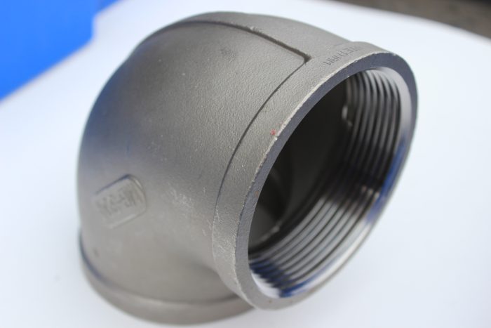 161-K401-32 | IrrigationSupplyParts.com -- Irrigation Fittings, Camlock, Ringlock, Drip Irrigation, Valves, Gauges 1" 150# 304 SS 90 Degree Elbow ISO 49