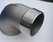 161-K401-64 | IrrigationSupplyParts.com -- Irrigation Fittings, Camlock, Ringlock, Drip Irrigation, Valves, Gauges 4" 150# 304 SS 90 Degree Elbow ISO 49