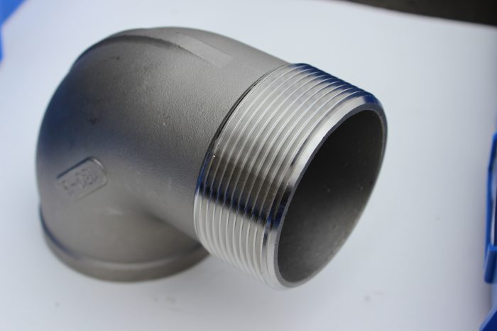 161-K401-64 | IrrigationSupplyParts.com -- Irrigation Fittings, Camlock, Ringlock, Drip Irrigation, Valves, Gauges 4" 150# 304 SS 90 Degree Elbow ISO 49