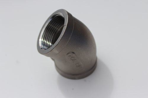 1 1/4" 150# 304 SS 45 Degree Elbow ISO 49