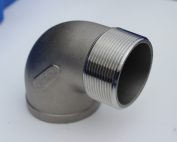 161-K403-32 | IrrigationSupplyParts.com -- Irrigation Fittings, Camlock, Ringlock, Drip Irrigation, Valves, Gauges 2" 150# 304 SS 90 Degree Street Elbow ISO 49