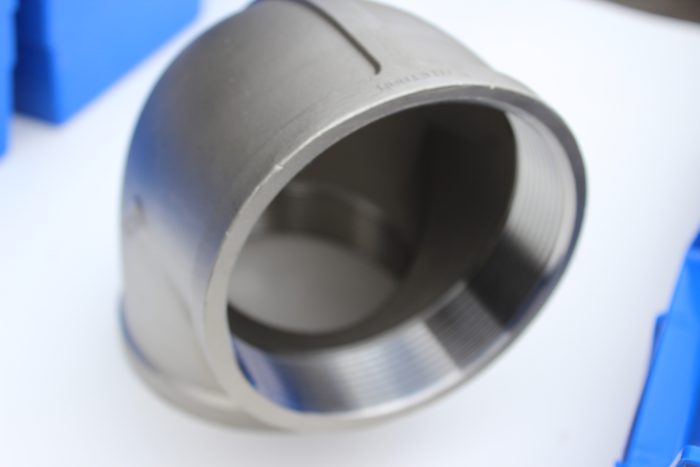 161-K403-48 | IrrigationSupplyParts.com -- Irrigation Fittings, Camlock, Ringlock, Drip Irrigation, Valves, Gauges 3" 150# 304 SS 90 Degree Street Elbow ISO 49