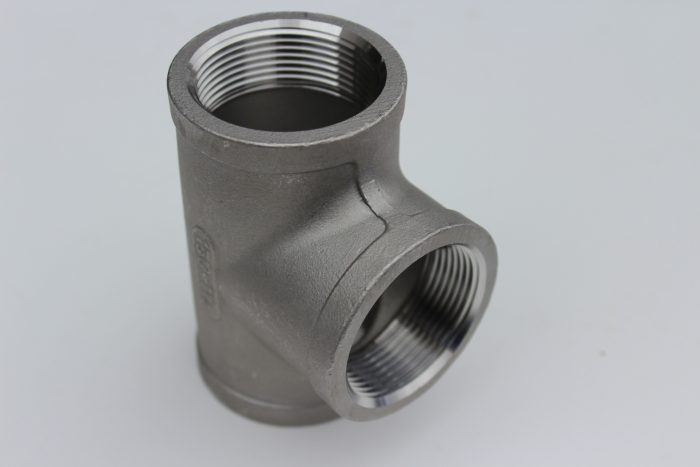 161-k406-24 | IrrigationSupplyParts.com -- Irrigation Fittings, Camlock, Ringlock, Drip Irrigation, Valves, Gauges 1 1/2" 150# 304 SS Tee ISO 49