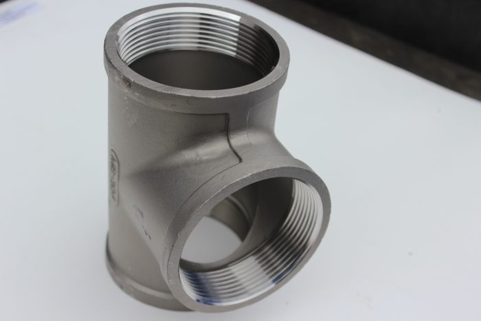 161-K406-48 | IrrigationSupplyParts.com -- Irrigation Fittings, Camlock, Ringlock, Drip Irrigation, Valves, Gauges 3" 150# 304 SS Tee ISO 49