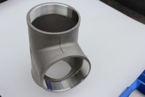 4" 150# 304 SS Tee ISO 49