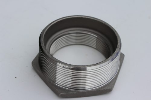 4" x 3" 150# 304 SS Hex Bushing ISO 49
