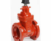 Cast Iron Flanged Gate Valve with Op Nut, 200WNW, Gate Valve, Flanged Gate Valve,