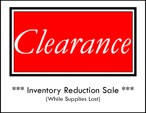 Clearance / Closeouts --